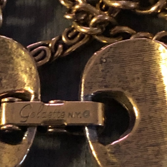 GOLDETTE NY Multi-Strand GoldTone Necklace Locket - Picture 7 of 7